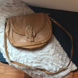 Leather crossbody